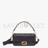 FENDI BAGUETTE - BLACK LEATHER BAG 8BR600A72VF15ZW (27*15*6cm)