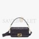 FENDI BAGUETTE - BLACK LEATHER BAG 8BR600A72VF15ZW (27*15*6cm)