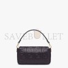 FENDI BAGUETTE - BLACK LEATHER BAG 8BR600A72VF15ZW (27*15*6cm)