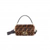 FENDI BAGUETTE - BROWN SHEEPSKIN BAG 8BR600A8HPF180S (27*15*6cm)