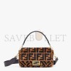 FENDI BAGUETTE - BROWN SHEEPSKIN BAG 8BR600A8HPF180S (27*15*6cm)