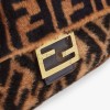 FENDI BAGUETTE - BROWN SHEEPSKIN BAG 8BR600A8HPF180S (27*15*6cm)