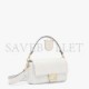 FENDI BAGUETTE - WHITE LEATHER BAG 8BR600A72VF15AO (27*15*6cm)