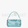 FENDI BAGUETTE - TURQUOISE SEQUIN AND LEATHER BAG 8BR600AMP0F1JTX (27*15*6cm)