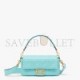 FENDI BAGUETTE - TURQUOISE NAPPA LEATHER BAG 8BR600A72VF1JTY (27*15*6cm)