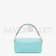 FENDI BAGUETTE - TURQUOISE NAPPA LEATHER BAG 8BR600A72VF1JTY (27*15*6cm)