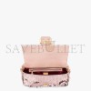 FENDI BAGUETTE - PINK SEQUIN AND LEATHER BAG 8BR600AMP0F0J2F (27*15*6cm)