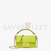 FENDI BAGUETTE MINI - ACID GREEN NAPPA LEATHER BAG 8BS017A72VF1JCM (19*11.5*4cm)