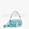 FENDI BAGUETTE - RE-EDITION BAG IN TURQUOISE STONES AND BEADS 8BR600AMM3F1JSQ (27*15*6cm)