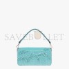 FENDI BAGUETTE - RE-EDITION BAG IN TURQUOISE STONES AND BEADS 8BR600AMM3F1JSQ (27*15*6cm)