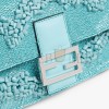 FENDI BAGUETTE - RE-EDITION BAG IN TURQUOISE STONES AND BEADS 8BR600AMM3F1JSQ (27*15*6cm)