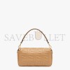 FENDI BAGUETTE - BEIGE LEATHER BAG 8BR600A72VF1BZ2 (27*15*6cm)