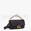 FENDI BAGUETTE LARGE - BLACK LEATHER BAG 8BR771A72VF15ZW (33*18*5.5cm)