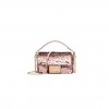 FENDI BAGUETTE MINI - PINK SEQUIN AND LEATHER BAG 8BS017AMP0F0J2F (19*11.5*4cm)