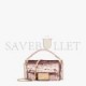 FENDI BAGUETTE MINI - PINK SEQUIN AND LEATHER BAG 8BS017AMP0F0J2F (19*11.5*4cm)