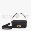 FENDI BAGUETTE - BLACK FF CANVAS BAG 8BR600AMCDF1CFJ (27*15*6cm)