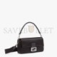 FENDI BAGUETTE - RE-EDITION BAG IN BLACK SATIN 8BR600AL9XF0GXN (27*15*6cm)