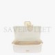 FENDI BAGUETTE - WHITE FF CANVAS BAG 8BR600AMCDF1CFK (27*15*6cm)