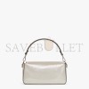 FENDI BAGUETTE - RE-EDITION BAG IN PLATINUM-COLOR LEATHER 8BR600AM2NF1JD5 (27*15*6cm)