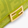 FENDI BAGUETTE MINI - ACID GREEN FF CANVAS BAG 8BS017AMCDF1JCM (19*11.5*4cm)