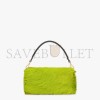 FENDI BAGUETTE - RE-EDITION BAG IN ACID-GREEN HORSEHIDE 8BR600ALWFF1JCQ (27*15*6cm)