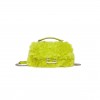 FENDI BAGUETTE CHAIN MIDI - ACID GREEN SHEEPSKIN BAG 8BR793AM2KF1JCX (24*14.5*7cm)