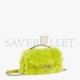 FENDI BAGUETTE CHAIN MIDI - ACID GREEN SHEEPSKIN BAG 8BR793AM2KF1JCX (24*14.5*7cm)