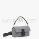 FENDI BAGUETTE - RE-EDITION BAG IN DARK GRAY CASHMERE 8BR600AM2QF1IV4 (27*15*6cm)