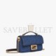 FENDI BAGUETTE CHAIN MIDI - DARK BLUE DENIM BAG 8BR793ALOWF1HZW (24*14.5*7cm)