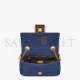 FENDI BAGUETTE CHAIN MIDI - DARK BLUE DENIM BAG 8BR793ALOWF1HZW (24*14.5*7cm)