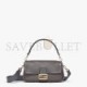 FENDI BAGUETTE - DARK GRAY SHEEPSKIN BAG 8BR600ALMRF1EFW (27*15*6cm)