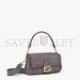 FENDI BAGUETTE - DARK GRAY SHEEPSKIN BAG 8BR600ALMRF1EFW (27*15*6cm)