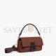 FENDI BAGUETTE - BROWN CASHMERE BAG 8BR600ALMEF1DMF (27*15*6cm)