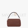 FENDI BAGUETTE - BROWN CASHMERE BAG 8BR600ALMEF1DMF (27*15*6cm)