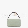 FENDI BAGUETTE - MINT GREEN CASHMERE BAG 8BR600ALMEF1DMH (27*15*6cm)