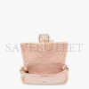 FENDI BAGUETTE - PALE PINK SHEEPSKIN BAG 8BR600ALMRF136T (27*15*6cm)