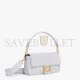 FENDI BAGUETTE - LIGHT BLUE STRIPED FABRIC BAG 8BR600ALVQF1J60 (27*15*6cm)