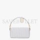 FENDI BAGUETTE - LIGHT BLUE STRIPED FABRIC BAG 8BR600ALVQF1J60 (27*15*6cm)