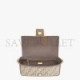 FENDI BAGUETTE - DOVE GRAY FF TAPESTRY FABRIC BAG 8BR600ALUNF1J43 (27*15*6cm)