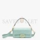 FENDI BAGUETTE - MINT GREEN NAPPA LEATHER BAG 8BR600A72VF1IV6 (27*15*6cm)