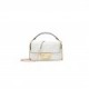 FENDI BAGUETTE MINI - WHITE LEATHER BAG 8BS017A72VF15AO (19*11.5*4cm)