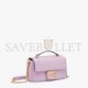 FENDI BAGUETTE CHAIN MIDI - LILAC NAPPA LEATHER BAG 8BR793AH9CF1HO5 (24*14.5*7cm)