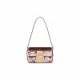 FENDI MINI BAGUETTE 1997 - PINK LEATHER AND SEQUINNED BAG 8BS049AISLF1H37 (19.5*11*5cm)