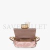 FENDI MINI BAGUETTE 1997 - PINK LEATHER AND SEQUINNED BAG 8BS049AISLF1H37 (19.5*11*5cm)