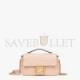 FENDI BAGUETTE CHAIN MIDI - PALE PINK LEATHER BAG 8BR793AH9CF171M (24*14.5*7cm)