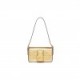 FENDI MINI BAGUETTE 1997 - GOLD-COLORED PYTHON LEATHER BAG 8BS049ABJZF1GNN (19.5*11*5cm)