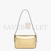 FENDI MINI BAGUETTE 1997 - GOLD-COLORED PYTHON LEATHER BAG 8BS049ABJZF1GNN (19.5*11*5cm)