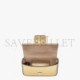 FENDI MINI BAGUETTE 1997 - GOLD-COLORED PYTHON LEATHER BAG 8BS049ABJZF1GNN (19.5*11*5cm)