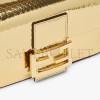 FENDI MINI BAGUETTE 1997 - GOLD-COLORED PYTHON LEATHER BAG 8BS049ABJZF1GNN (19.5*11*5cm)