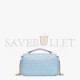 FENDI BAGUETTE CHAIN MIDI - LIGHT BLUE LEATHER BAG 8BR793AH9CF19PR (24*14.5*7cm)